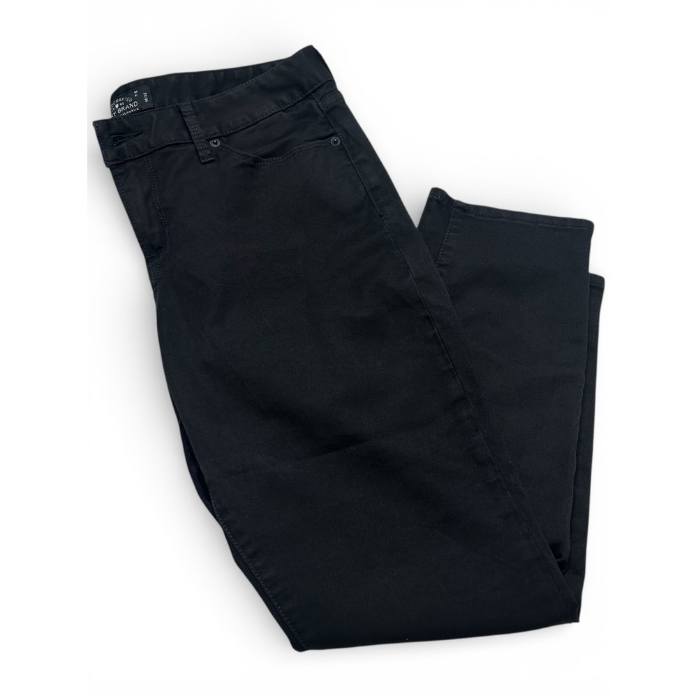 Lucky Brand Lolita Capri Jeans Women Black Mid‎ Rise Stretch Slim Fit